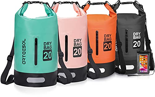 Blackace arteesol Dry Bag - 5L 10L 20L 30L Waterproof trockener Beutel/Sack wasserdichte Tasche mit Langem justierbarem Bügel für Kayaking Boots-Ausflug Kanu/Fischen/Rafting/Schwimmen/Snowboarding
