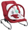 vidaXL Babywippe mit Spielzeugen Sitzpolster 3-Punkt-Sicherheitsgurt Spielbogen Babyschaukel Schaukelwippe Babywiege Liege Rot Stahl