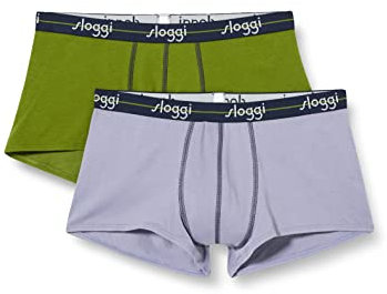 Sloggi Men's Start Hipster C2P box Briefs, TAUPE - DARK COMBINATION, 8