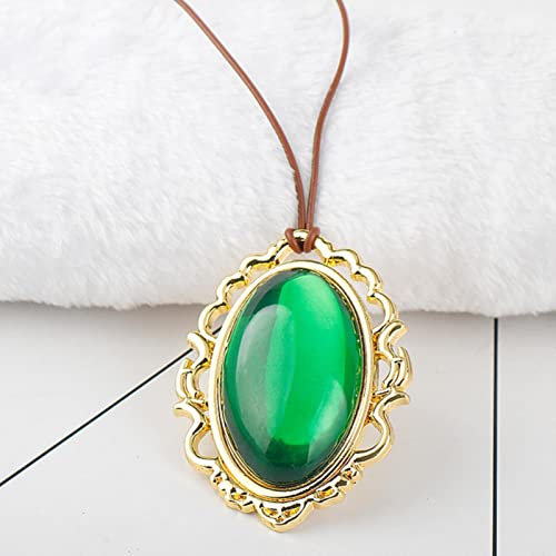 STANG Anime Violet Evergarden Cosplay Collier Femme Vert Pierre Pendentif Collier Corde Chaîne Bijoux Fan Prop Accessoires