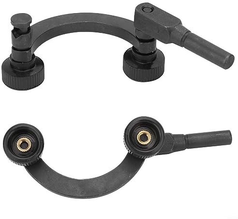 HEIBTENY 8 mm Messuhrhalter, digitale Messuhr Halter, halbrunde Kombination Test Messuhr Hebel Ständer Digital Gauge Verlängerungsstange