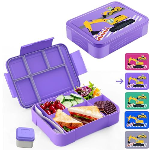 waziwe Brotdose Kindergarten Junge, Brotdose Bagger, Brotdose Kindergarten, Brotdose Kinder Mit Fächern, Bento Box Kinder, Brotdosen Mit Trennfächern, Brotdose Aesthetic, Brotdose Bento