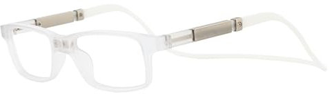DIDINSKY Lesebrille mit Magnet und Anti-Blaulicht-Filter. Magnetische Lesebrille mit Sehstärke für Männer und Frauen und entspiegelten Gläsern - DIKRIK (Smoke, 1.5, x, THYSSEN)