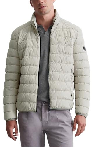 Marc O'Polo Herren Steppjacke mit Stehkragen leicht, Grau (Dapple Gray), M