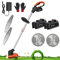 NOALED Tagliaerba Elettrico a Batteria per Giardino e Cortile Tagliaerba a Batteria con 2 batterie di Grande capacità e Lame di Ricambio Si trasforma Facilmente da rasaerba a Batteria