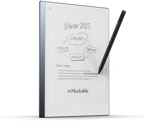 reMarkable Pack Essentiel 2 | Tablette à Encre électronique - Écran 10,3 Noir et Blanc + Stylet Marker Plus avec Gomme intégrée (Reconditionné)