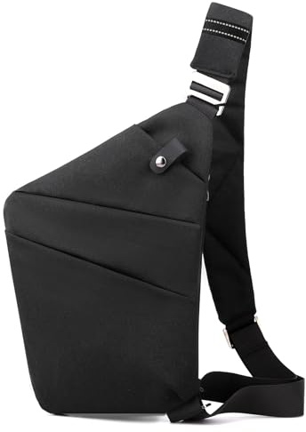BIRDDIE Schultertasche Herren Sport Umhängetasche Outdoor Diebstahlsichere Tasche Crossbody Verstellbare Umhängetasche für Reisen Wandern und Fahrrad