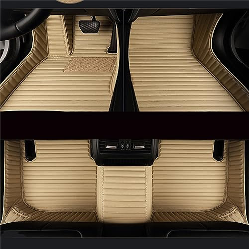 Fussmatten Auto,für Toyota Tacoma 2016-2023,wasserdichte rutschfeste Auto FußMatte Teppich Set Innere ZubehöR,F/Coffee
