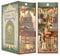 Tonecheer x British Library DIY Book Nook Kit, Shakespeare 3D-Holzpuzzle für Erwachsene, Miniatur-Haus-Kit Booknook-Bücherregal-Einsatz Dekor mit LED-Licht Handwerks Geschenk