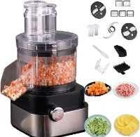 Home Vegetable Fruit Cutting Machine, 600W Food Processor 9 Types Of Molds 5000ML Speed ​​Adjustment Chopper Automatic Dicing Machine Removable For Cleaning For Carrots, Potatoes, Cucumbers, Pork