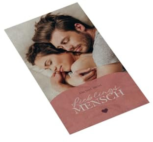 Infowerk Personalisierbares Handtuch | 50 x 100 cm | Lieblingsmensch | mit deinem Foto | Liebe | rot | Herz | Geschenk | Geburtstag | Jahrestag | Valentinstag