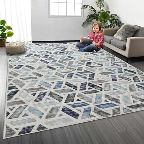 MOONLIGHT20015 Rugs Living Room Large 160x230 cm – Abstract Design Area Rugs for Bedroom – Non Slip Modern Printed Carpet For Lounge Dining Room, Zaaraa