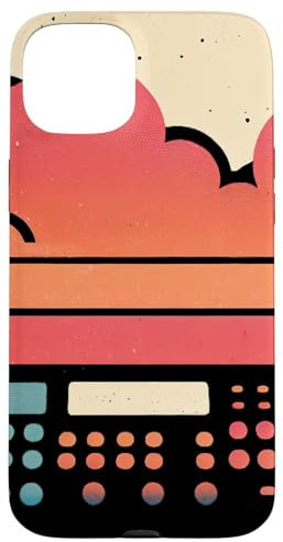 iPhone 15 Plus Vintage Sunset Keyboard Case