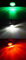 Generico BANDIERA ITALIANA LUCE LED INGOMBRO 3 LED 12V PER AUTO BARCA CARAVAN