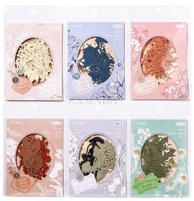 ZXMNBH Mond-weiße Gedichte, Papier für Scrapbooking, Junk-Tagebuch, Tagebuch, Planer, Collage, Karten, Verzierungen, Papierbastelarbeiten, 20 Stück