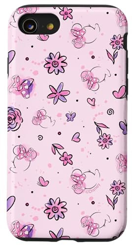 iPhone SE (2020) / 7 / 8 Disney Minnie Mouse Cute Pink Spring Sweetness Pattern Case