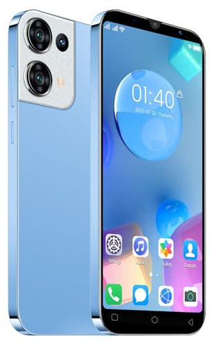 WRTogo Rino9 Cheap Mobile Phones, 5.0 Display 2G Dual SIM, 16GB ROM/(Expandable up to 128GB), Android 9.0 OS, Dual Camera, Face Unlock Cell Phone (Rino9-Blue)