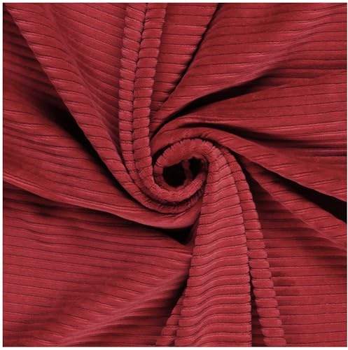 Velour Nicky Kord-Stoff breit gerippt elastisch uni ab 50 x 155cm Oeko-Tex