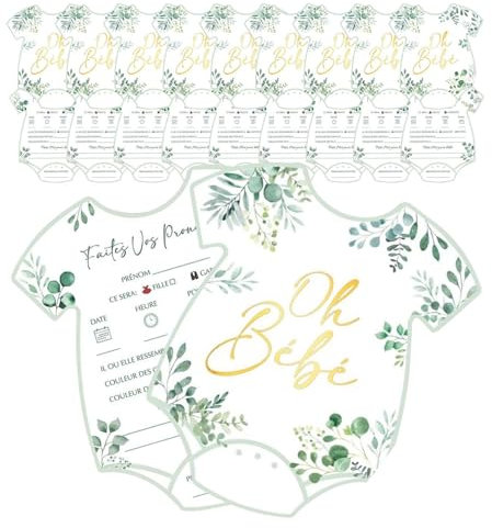 Babybauch Glückwunschkarten | Lustige Interaktive Aktivitätskarten - Gender Reveal Set mit Wünschen, Spielen und Planungsaktivitäten für Babypartys mit, Mädchen, Gästen und Familie