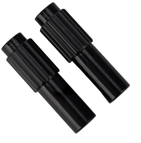 Bicycle Cable Adjuster Inline Derailleur Adjuster Screw CNC Aluminum Alloy Gear Cable Tension Adjuster for Road Mountain Bike Front Rear Derailleur(Black)