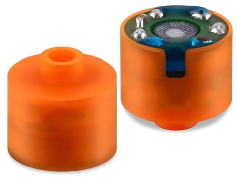 Muuookka Dynamischer Lautsprecher 8mm 16Ohm 3mW Koaxial Dual Voice Coil Membran IEM Ohrhörer Subwoofer Digitale Elektronik Zubehör