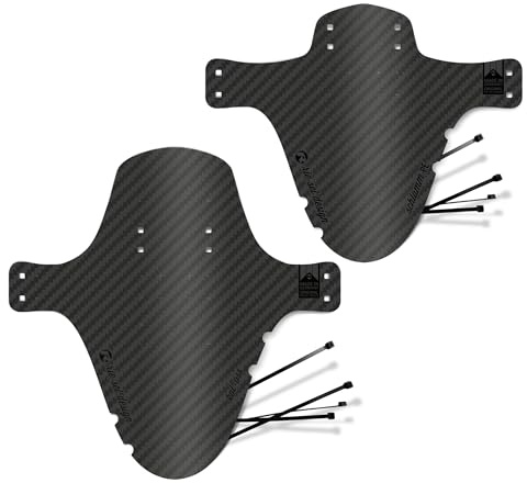 Riesel Design - MTB Schutzblech (26-29 Zoll) XL Mudguard für Mountainbikes | Fahrrad-Schutzblech Kol:OSS wiegt nur 45 g, kratzfest & recycelbar als Front-Spritzschutz für Enduro, Trail & Downhill