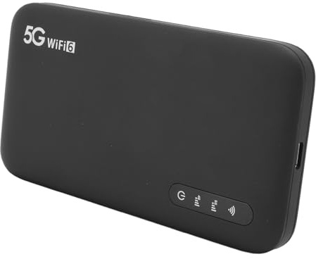 SALALIS 5G Mobile Hotspot Efficient Portable Router for Stable Connection At Home and Travel Use 6100mAh Battery for Phones Tablets Game Consoles