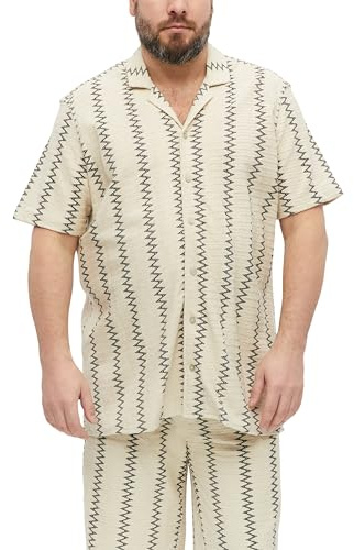 s.Oliver Herren 2181258 Hemd mit Allover Print (1er Pack)