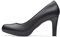 Clarks Women's Adriel Viola Closed Toe Pumps, Black Black Leather, 4 UK
