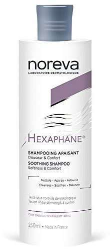 Noreva Hexaphane Shampoo, stärkend, beruhigend, für empfindliche Kopfhaut, 250 ml