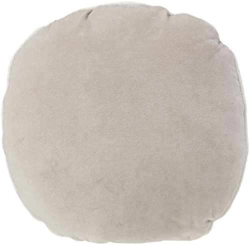 Mood collection Rundes Samtkissen, Standardgröße, 45 cm, Samt, Pebble, Einheitsgröße