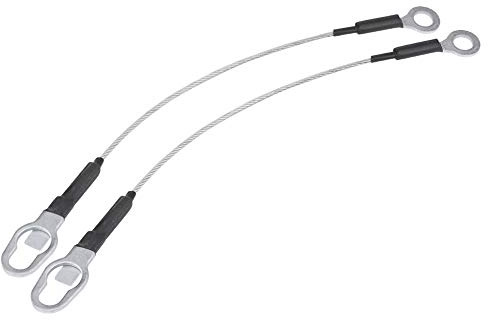 2pcs Cables de Soporte del portón Trasero de Acero Inoxidable, Accesorios para la Puerta Trasera del Maletero 44cm / 17in para 93-11 Cable Puerta Trasera