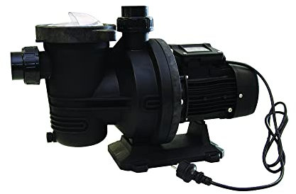EDENEA Pompe Filtration Piscine - PRO - Puissance 1.5CV - Débit 18m3/h - Couvercle QuickLock sans Vis - Fournie avec raccords 50 - (à Utiliser en complément d'un Filtre à Sable ou à Cartouche) Noir