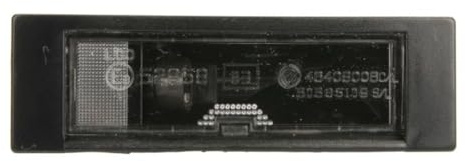 Lighting of Number Plate Ar