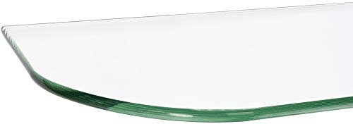 ib style® Glasboden | 6mm | abgerundet | 11 Größen | Klar | 50 x 12 cm