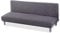 PETCUTE Sofabezug ohne Armlehne: Grau, Stretch, Rutschfest, Weicher Samt, Wasserabweisend, Einfarbig, Fr Sofa 165-200cm, Maschinenwaschbar