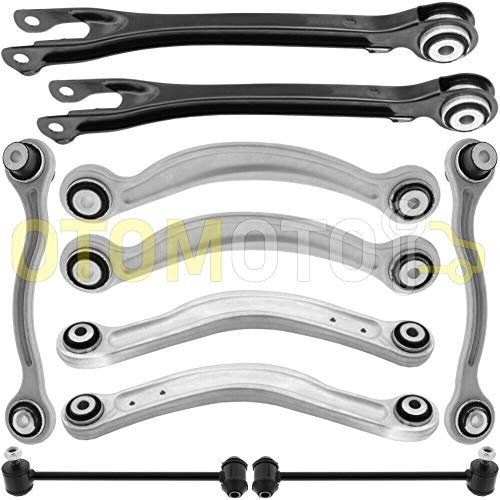 Querlenker Satz hinten passend für MERCEDES C W204 W205 E W212 W213 A207 CLS C218 Querlenker, Traggelenk, Koppelstange 10 Teilig