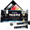 MagicEzy Tile Fix: Ceramic & Porcelain Repair | Touch Up Filler for Bathroom Floor Tiles (Grey/White)