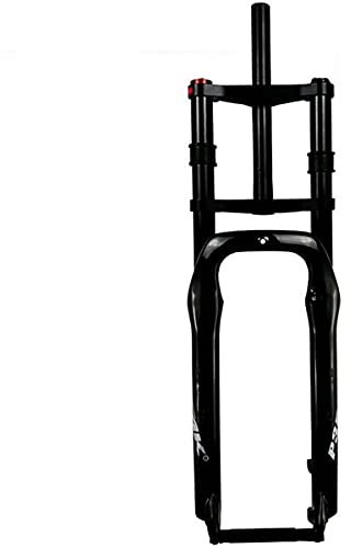 QHY Fourche Avant VTT pour Fourches 26 100 Mm, Rim/Disc, 1-1/8Fourche,Fourche VTT Rigide De Vélo De Montagne en Alliage D'aluminium (Color : Gloss Black, Size : 26 inches)