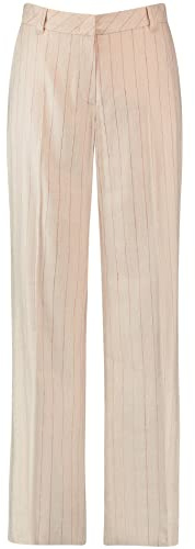 GERRY WEBER Damen 720026-31264 Freizeithose, Desert Wine Streifen, 40