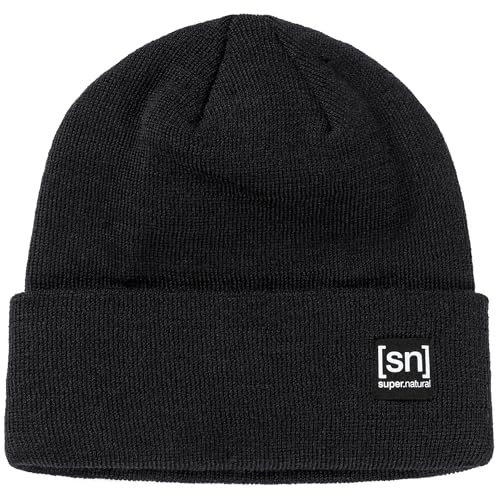 super.natural Alpine Mütze, Jet Black, ONE Size
