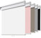 Joydeco Blackout Cordless Roller Shade White Fabric Mini Blinds & Shades for Windows 28 Inch Wide Home Darkening (28 Wx75 H)