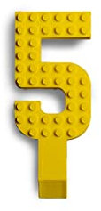 Made Happy Number Cake Topper | Birthday Cake Toppers & Happy Birthday Decorations | Cake Toppers For Boys & Birthday Cake Decorations | Happy Birthday Cupcake Toppers & Cake Decorations | Yellow 5