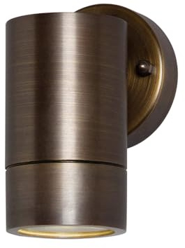LITECRAFT Talon Wall Light Outdoor Up or Down IP54 Rated Fitting - Antique Bronze