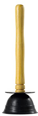 Buffalo - Specialist Sink & Basin Plunger - Medium Rubber Cup Unblocker 4'' - Powerful Force