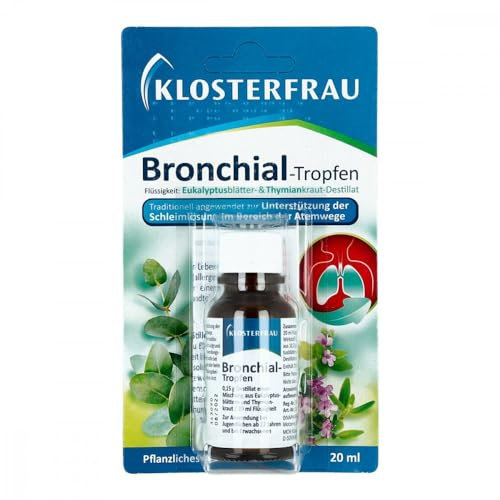 Klosterfrau Bronchial-Tropfen | 20 ml | Unterstützung der Schleimlösung im Bereich der Atemwege