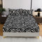 Damier Winter Spannbettlaken 200x200cm Schwarz Weiß Leopardenmuster Flauschig Warm Samt Bettlaken Cashmere Touch Plüsch Spannbetttuch Geeignet für 30cm Matratze
