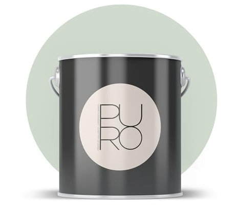 livingwalls PURO Premium Peinture murale c5001 – Peinture de peintre à très haut pouvoir couvrant – Peinture d'intérieur mate de qualité supérieure Vert – 1 l