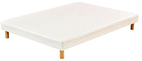 Hévéa Sélection Sommier Tout Bois Renforcé 160x200 + 5 Pieds