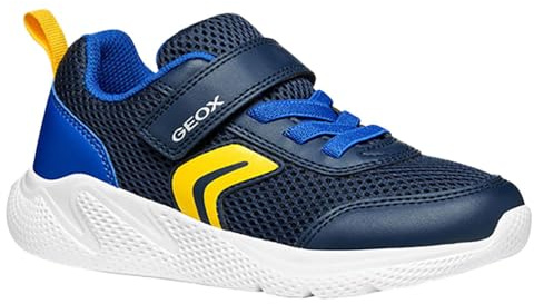 Geox J SPRINTYE BOY A, Sneaker, 1.5 UK Blue